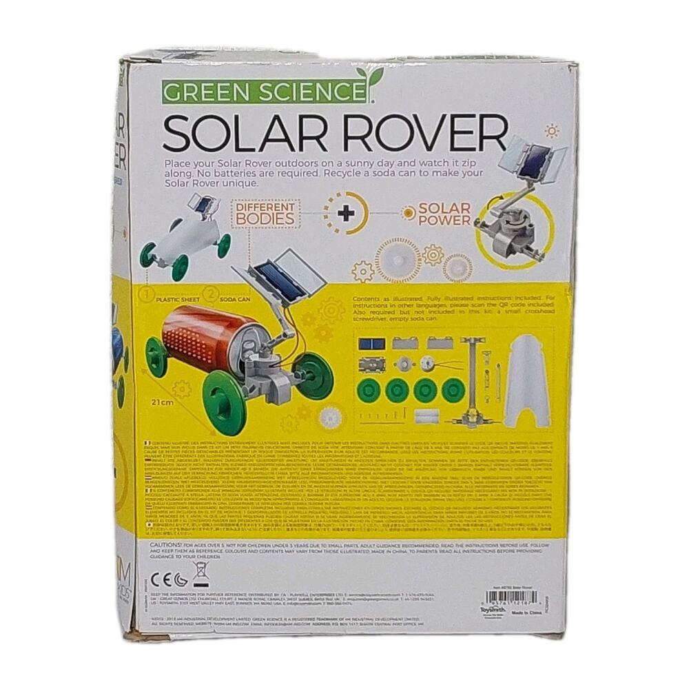 4M Green Science Solar Rover, DIY STEAM Powered Kids Science Kit - Picture 2 of 4